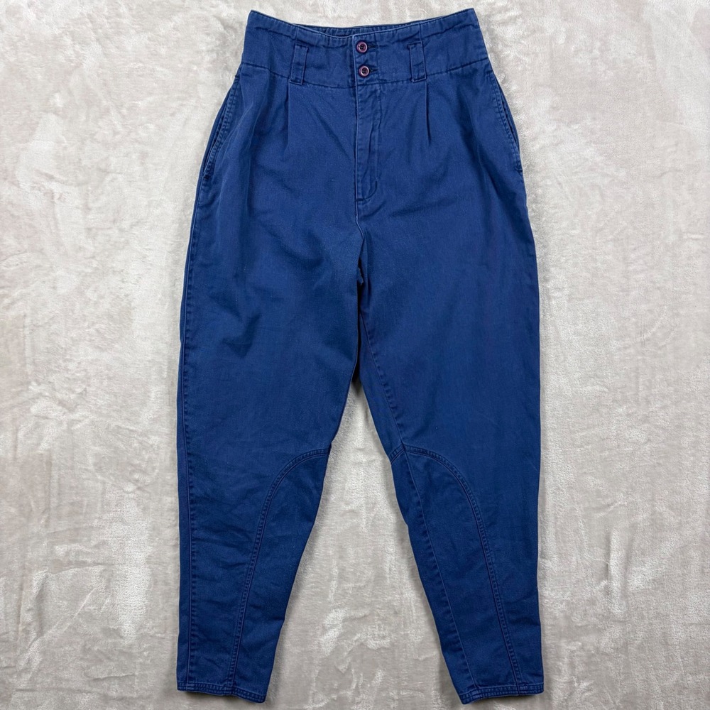 VTG 80s BP Shades Collection Balloon Pants Royal Blue High Waisted Pleated Sz 9